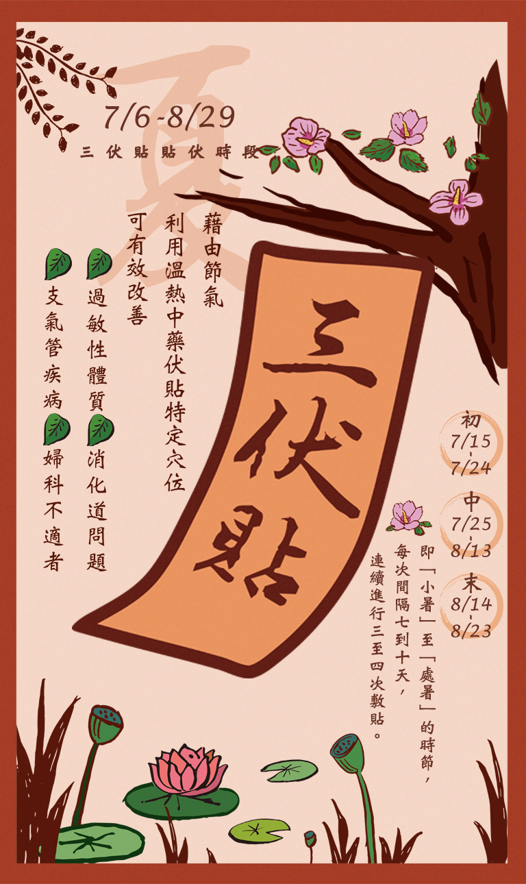 2026夏季三伏貼